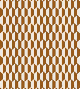 Tile Fabric by Cole & Son Bronze/Cream Tile Fabric by Cole & Son Bronze/Cream