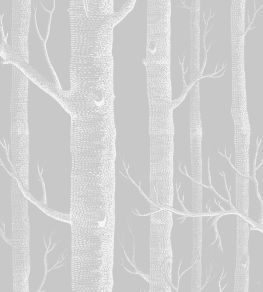 Woods Fabric by Cole & Son Soft Grey Woods Fabric by Cole & Son Soft Grey