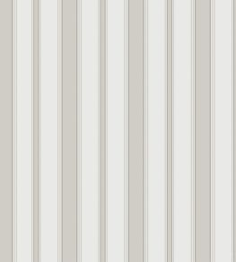 Cambridge Stripe Wallpaper by Cole & Son Stone/White Cambridge Stripe Wallpaper by Cole & Son Stone/White