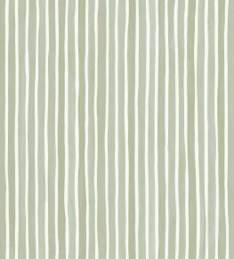 Croquet Stripe Wallpaper by Cole & Son Olive Croquet Stripe Wallpaper by Cole & Son Olive