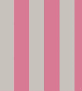 Glastonbury Stripe Wallpaper by Cole & Son Pink/Linen Glastonbury Stripe Wallpaper by Cole & Son Pink/Linen