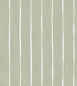Marquee Stripe Wallpaper by Cole & Son Soft Olive Marquee Stripe Wallpaper by Cole & Son Soft Olive