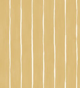 Marquee Stripe Wallpaper by Cole & Son Mustard