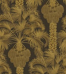 Hollywood Palm Wallpaper by Cole & Son Charcoal/Gold