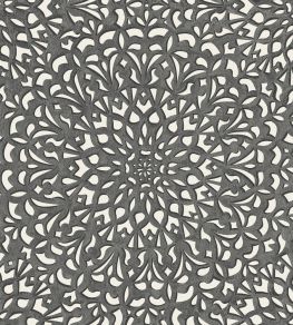 Medina Wallpaper by Cole & Son Soot/Snow Medina Wallpaper by Cole & Son Soot/Snow