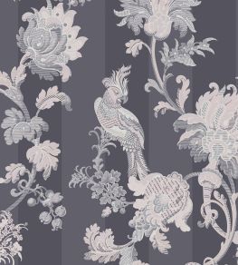 Zerzura Wallpaper by Cole & Son Slate Grey/Blush Pink