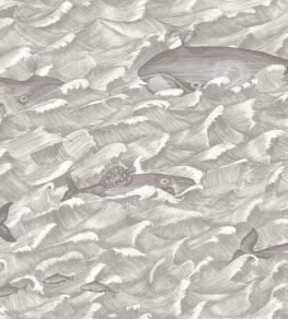 Melville Wallpaper by Cole & Son Black & White Melville Wallpaper by Cole & Son Black & White
