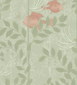 Nautilus Wallpaper by Cole & Son Soft Green Nautilus Wallpaper by Cole & Son Soft Green