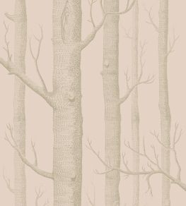 Woods Wallpaper by Cole & Son Pink & Gilver