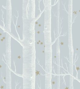 Woods & Stars Wallpaper by Cole & Son Powder Blue Woods & Stars Wallpaper by Cole & Son Powder Blue