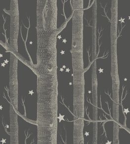 Woods & Stars Wallpaper by Cole & Son Charcoal
