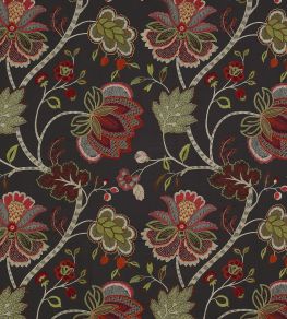 Baptista Linen Fabric by Colefax and Fowler Charcoal Baptista Linen Fabric by Colefax and Fowler Charcoal