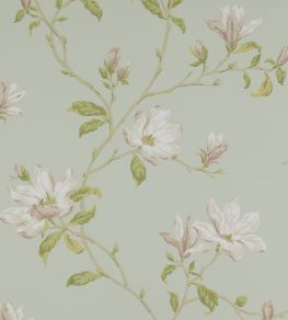 Marchwood Wallpaper by Colefax and Fowler Aqua
