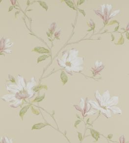 Marchwood Wallpaper by Colefax and Fowler Ivory/Green