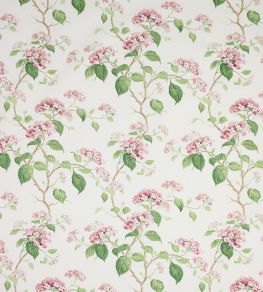 Summerby Cotton Fabric by Colefax and Fowler Pink/Green Summerby Cotton Fabric by Colefax and Fowler Pink/Green