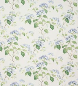 Summerby Cotton Fabric by Colefax and Fowler Blue Green