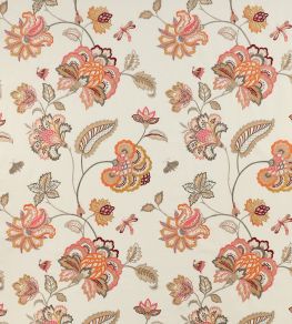 Ashlar Fabric by Colefax and Fowler Tomato Ashlar Fabric by Colefax and Fowler Tomato
