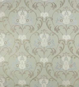 Lombard Fabric by Colefax and Fowler Aqua