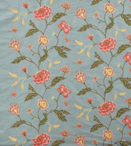 Passerine Fabric by Colefax and Fowler Blue Passerine Fabric by Colefax and Fowler Blue