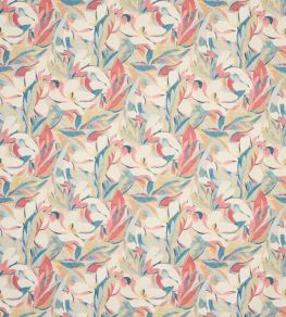 Coletta Fabric by Jane Churchill Red/Blue Coletta Fabric by Jane Churchill Red/Blue