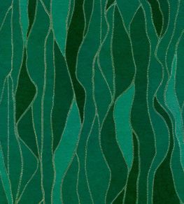 Collage Wallpaper by Coordonne Emerald Collage Wallpaper by Coordonne Emerald