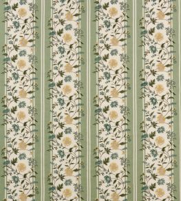Colmar Fabric by Nina Campbell Green/Aqua/Yellow Colmar Fabric by Nina Campbell Green/Aqua/Yellow