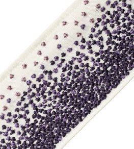 Colony Embroidered Border Trimming by Samuel & Sons Blackberry Colony Embroidered Border Trimming by Samuel & Sons Blackberry