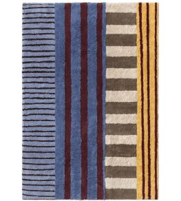 Color On Rug by Lorena Canals Indigo Blue Color On Rug by Lorena Canals Indigo Blue