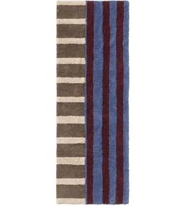 Color On Runner Rug by Lorena Canals Indigo Blue Color On Runner Rug by Lorena Canals Indigo Blue