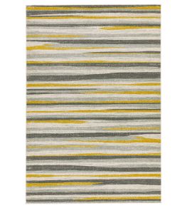 Colt Stripe Rug by Asiatic Mustard