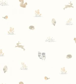 Companions Of The Forest Wallpaper by Casadeco Naturel Companions Of The Forest Wallpaper by Casadeco Naturel