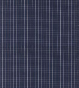 Compass Check Fabric by Mulberry Home Indigo Compass Check Fabric by Mulberry Home Indigo