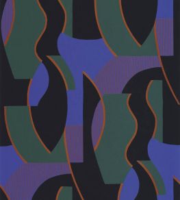 Concept Wallpaper by Casadeco Encre/Emeraude