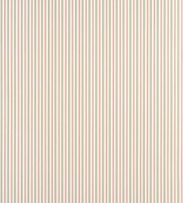 Conner Stripe Wallpaper by Thibaut Green and Pink