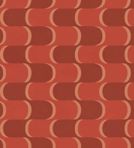 Copacabana Wallpaper by Tres Tintas Terracotta Copacabana Wallpaper by Tres Tintas Terracotta