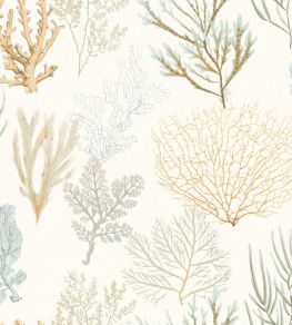 Corail Wallpaper by Casadeco Jaune Corail Wallpaper by Casadeco Jaune
