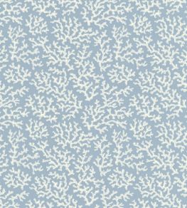 Coral Wallpaper by Langelid Von Bromssen Faded Denim Coral Wallpaper by Langelid Von Bromssen Faded Denim