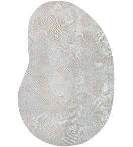 Coral Peanut Rug by Louis De Poortere Shell Beige Coral Peanut Rug by Louis De Poortere Shell Beige