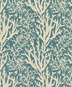 Coral Stripe Wallpaper by Madeaux 02 Indigo Coral Stripe Wallpaper by Madeaux 02 Indigo