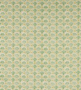 Coralli Fabric by Jane Churchill Green Coralli Fabric by Jane Churchill Green