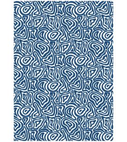 Coralia Rug by William Yeoward Indigo Coralia Rug by William Yeoward Indigo