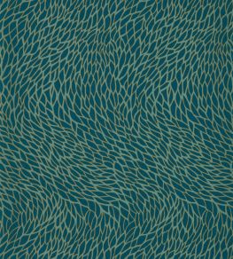 Corallino Wallpaper by Clarke & Clarke Teal Corallino Wallpaper by Clarke & Clarke Teal