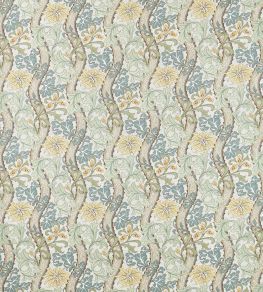 Cornflower Fabric by Morris & Co Lemon/Sage