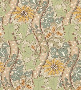 Cornflower Wallpaper by Morris & Co Lemon/Sage