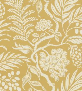 Cornucopia Wallpaper by Langelid Von Bromssen Ochre Cornucopia Wallpaper by Langelid Von Bromssen Ochre
