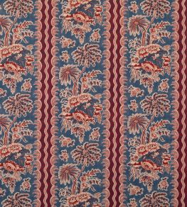 Coromandel Fabric by Marvic Indigo Coromandel Fabric by Marvic Indigo