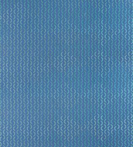 Coronado Embroidery Fabric by Thibaut Blue