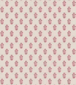Corwin Wallpaper by Thibaut Raspberry on Natural