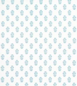 Corwin Fabric by Thibaut Seaglass on White