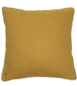 Cote Lin Cushion 45 x 45cm by Maison Casamance Ocre